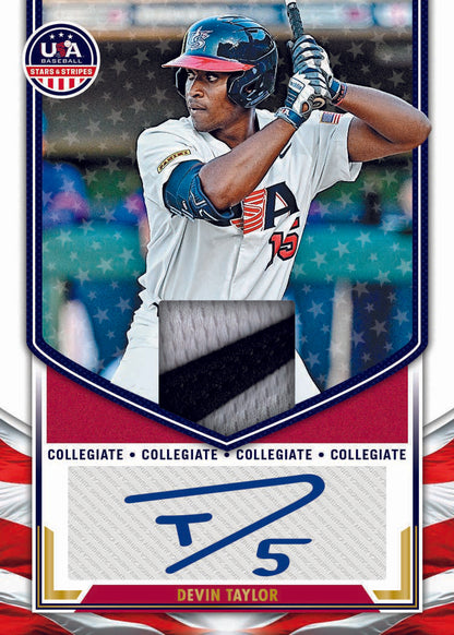 2025 Panini Stars and Stripes USA Baseball Hobby Box