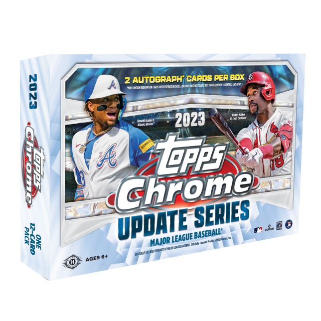 2023 Topps Chrome Update Series Baseball Breaker's Delight 10 Box Case