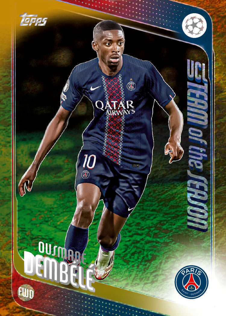 2025/26 Topps UEFA Club Competitions Soccer Blaster Box