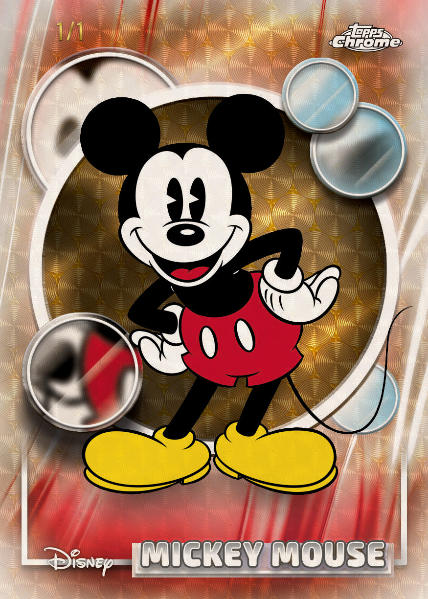 2026 Topps Chrome Disney Hobby 8 Box Case