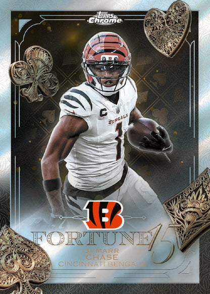 2025 Topps Chrome Football Delight 6 Box Case