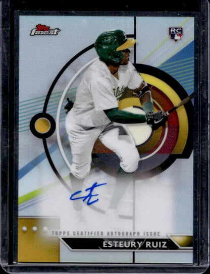 2023 Topps Finest Esteury Ruiz #FA-ER Rookie Autograph