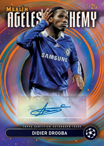 2024/25 Topps UEFA Club Competitions Merlin Chrome Soccer Hobby Box