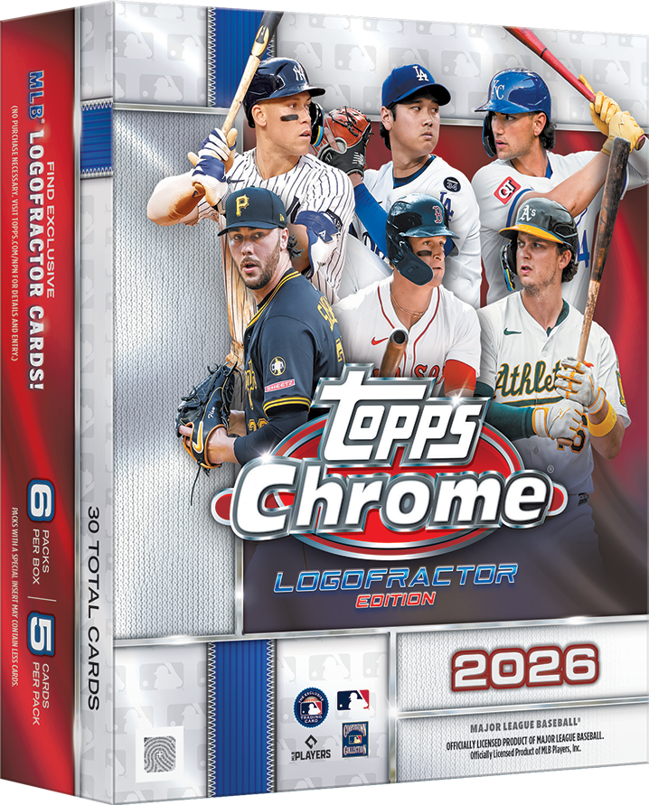 2026 Topps Chrome Baseball Logofractor Edition Box
