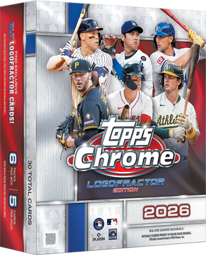 2026 Topps Chrome Baseball Logofractor Edition Box