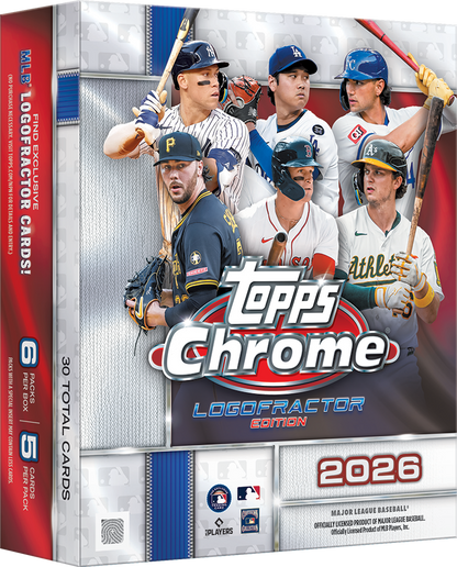 2026 Topps Chrome Baseball Logofractor Edition Box