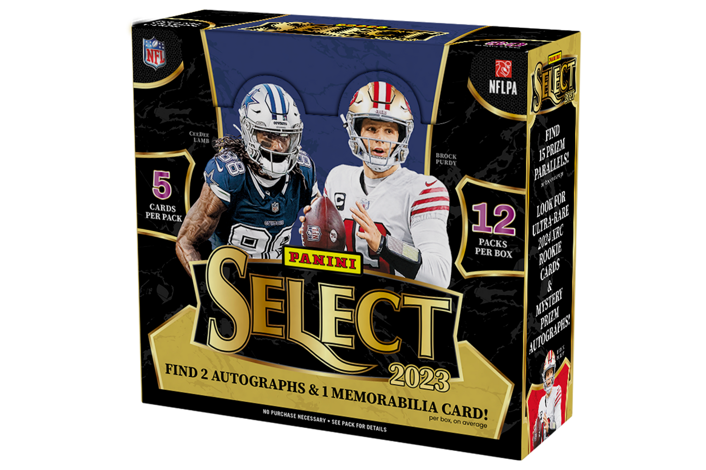 2023 Panini Select Football Hobby 12 Box Case