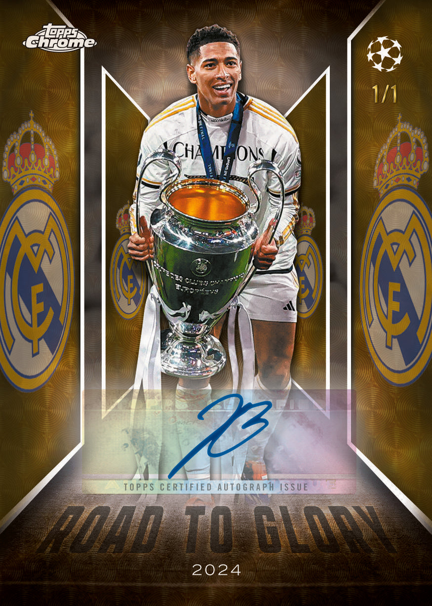 2025/26 Topps UEFA Club Competitions Chrome Soccer Delight 6 Box Case