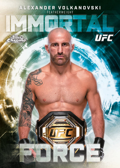 2026 Topps UFC Chrome Hobby 12 Box Case