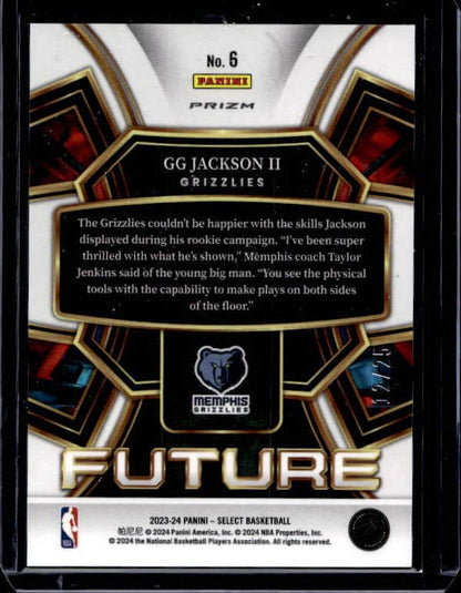 2023/24 Panini Select GG Jackson II #6 Rookie Tie-Dye /25