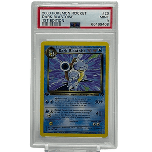 2000 Pokémon Rocket Dark Blastoise #20/82 1st Edition PSA 9