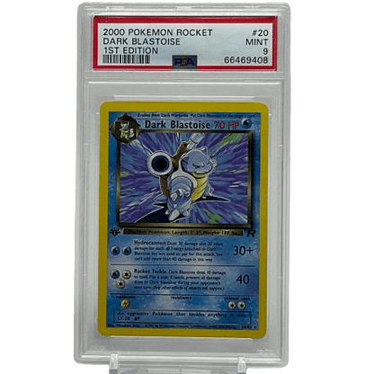 2000 Pokémon Rocket Dark Blastoise #20/82 1st Edition PSA 9