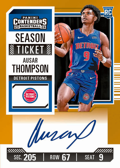 2023/24 Panini Contenders Basketball Hobby 12 Box Case