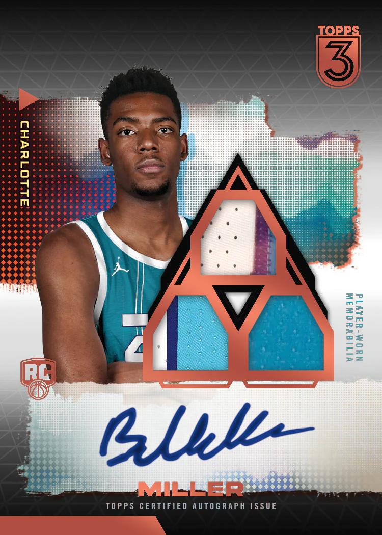 2023/24 Topps Three Basketball Hobby Box