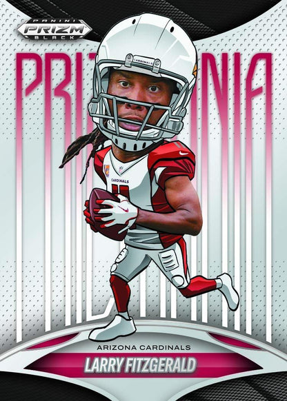 2025 Panini Prizm Black Football Hobby 12 Box Case