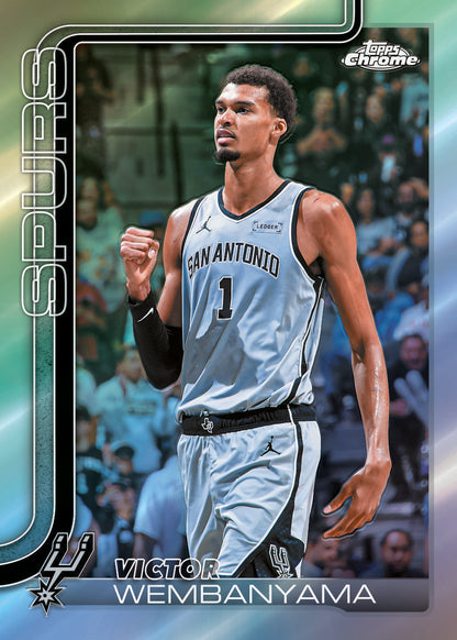 2025/26 Topps Chrome Update Series Basketball Delight 6 Box Case