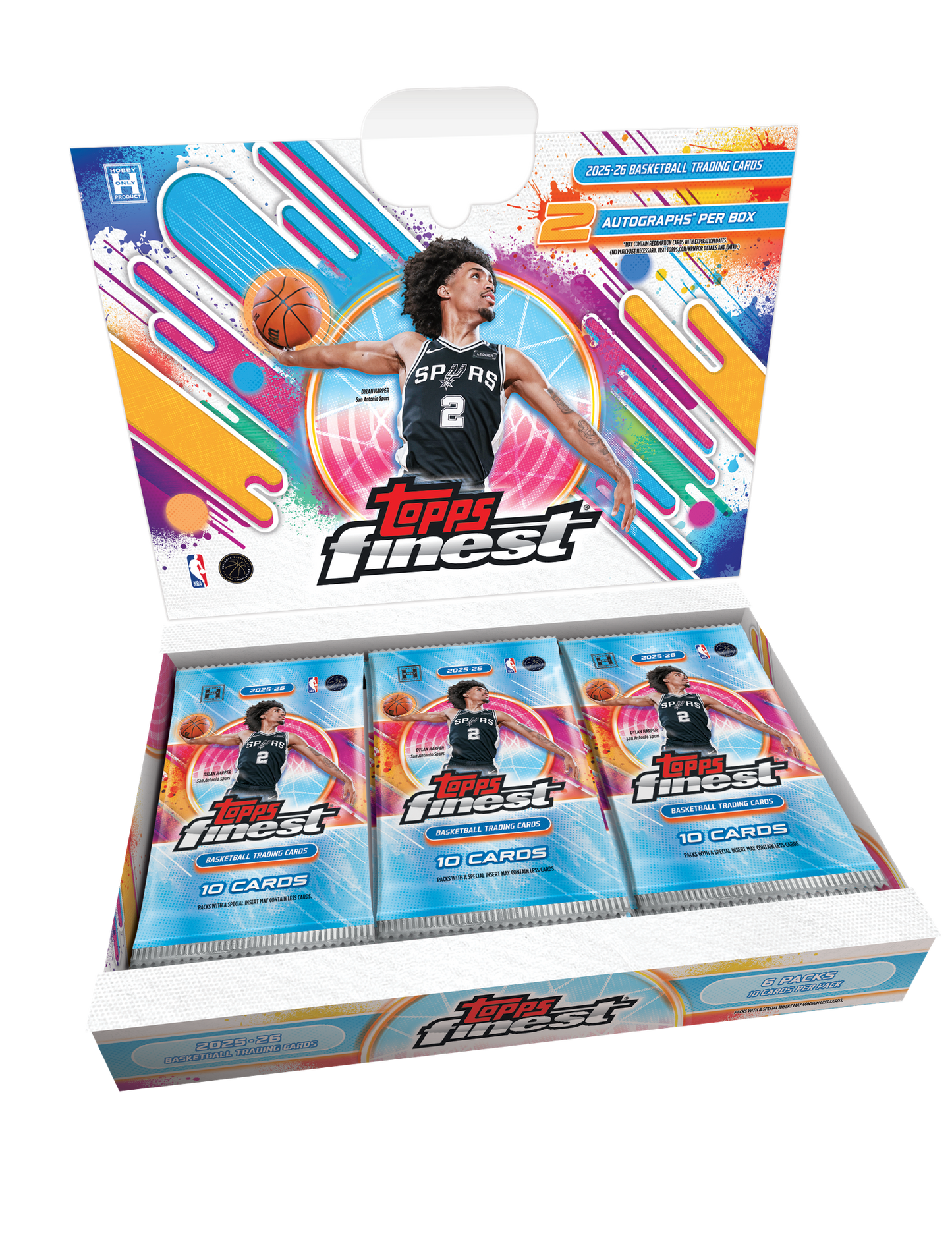 2025/26 Topps Finest Basketball Hobby 8 Box Case