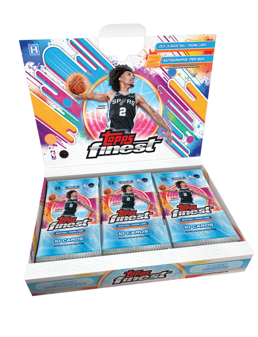 2025/26 Topps Finest Basketball Hobby 8 Box Case