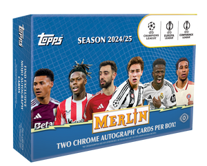 2024/25 Topps UEFA Club Competitions Merlin Chrome Soccer Breaker's Delight Box