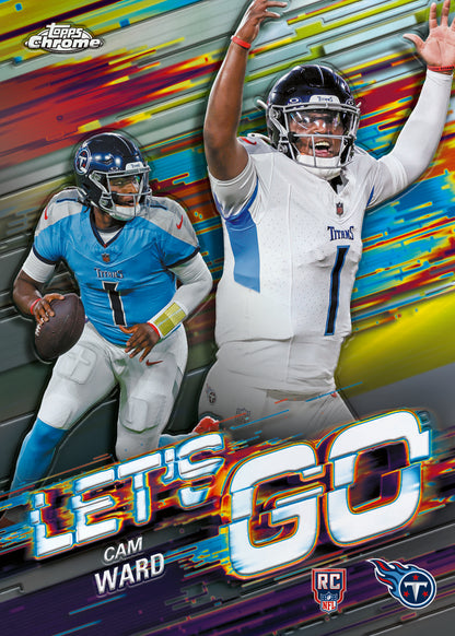 2025 Topps Chrome Football Delight 6 Box Case