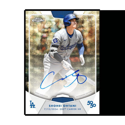 2024 Topps Shohei Ohtani 50/50 Pack - 10 Pack Box