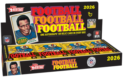2026 Topps Heritage Football Hobby Box