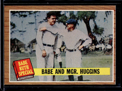 1962 Topps Babe Ruth Special #137 Babe Ruth / Miller Huggins