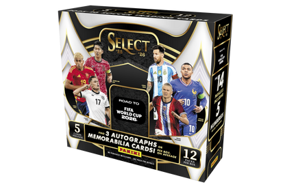 2025/26 Panini Select Road To FIFA World Cup 2026 Soccer Hobby Box