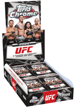 2026 Topps UFC Chrome Hobby 12 Box Case