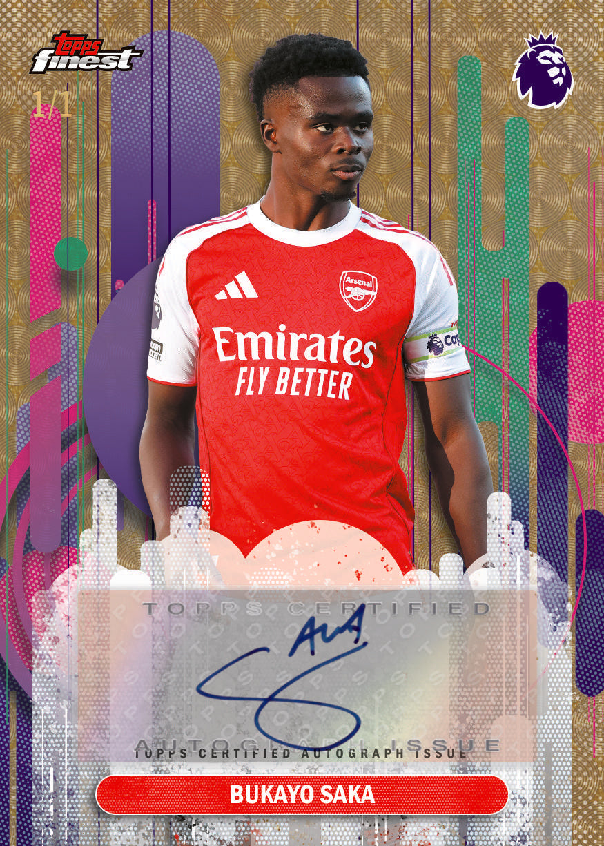 2026 Topps Finest Premier League Soccer Hobby 8 Box Case