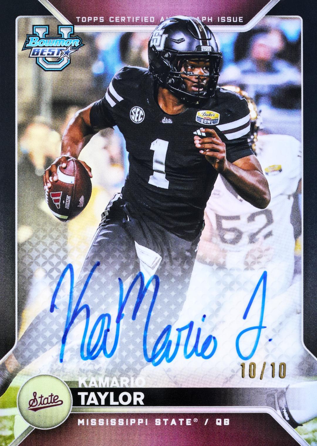 2026 Bowman Best University Football Hobby Box