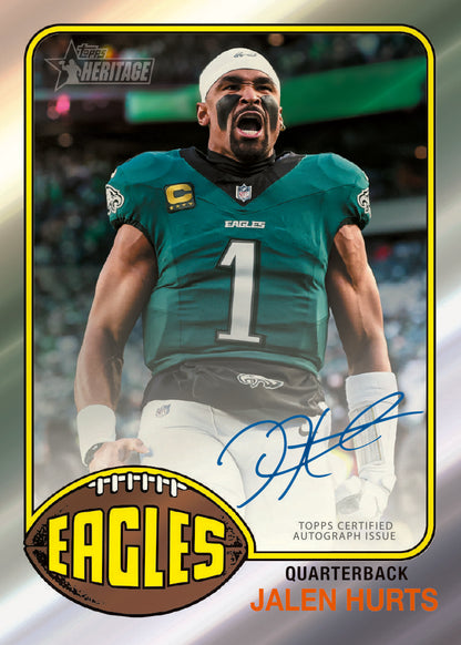 2026 Topps Heritage Football Hobby Box