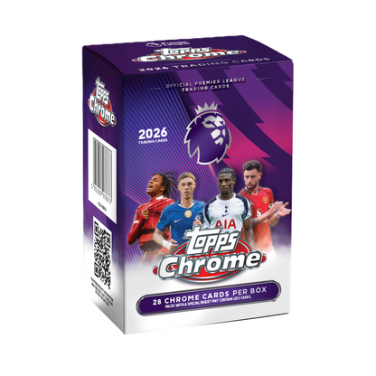 2026 Topps Chrome Premier League Soccer Blaster 40 Box Case