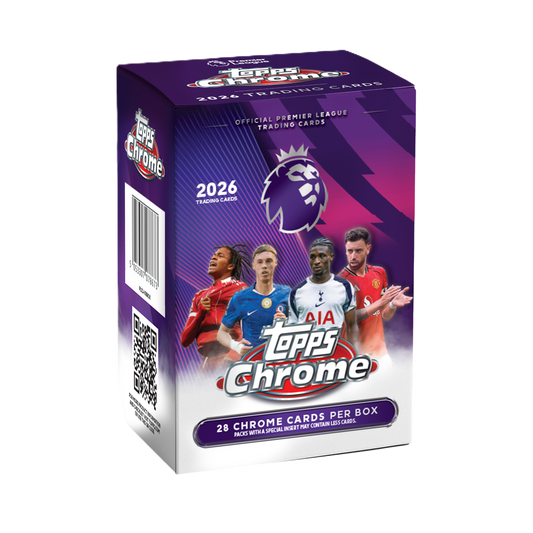 2026 Topps Chrome Premier League Soccer Blaster 40 Box Case