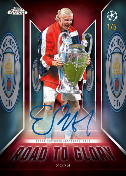2025/26 Topps UEFA Club Competitions Chrome Soccer Delight Box