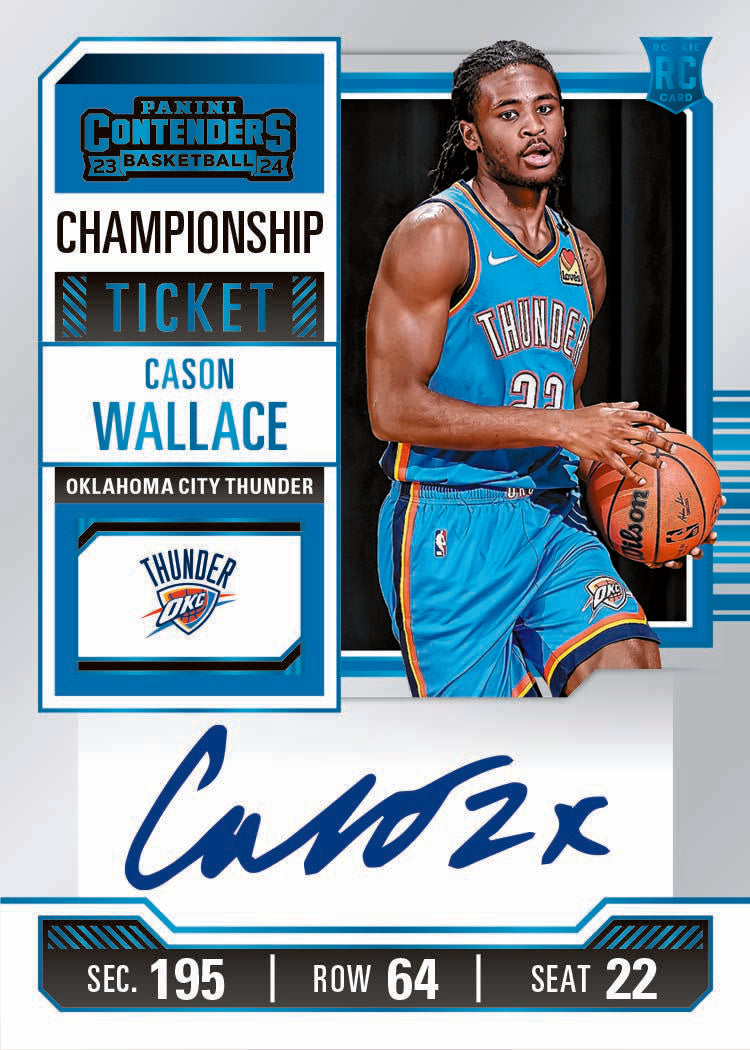2023/24 Panini Contenders Basketball Hobby 12 Box Case