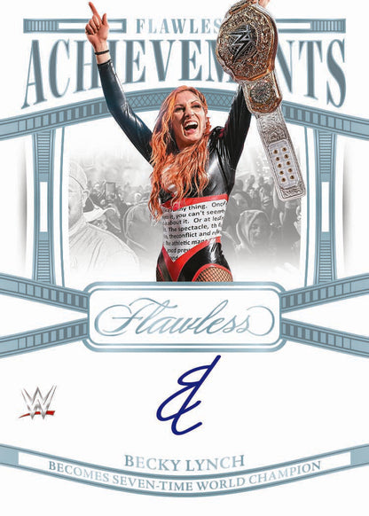 2024 Panini Flawless WWE Hobby 2 Box Case