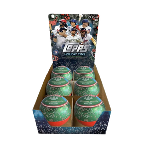 2024 Topps Holiday Baseball Tin - 6 Tin Case