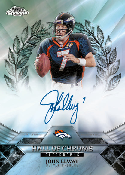 2025 Topps Chrome Football Hobby Box 12-Box Case