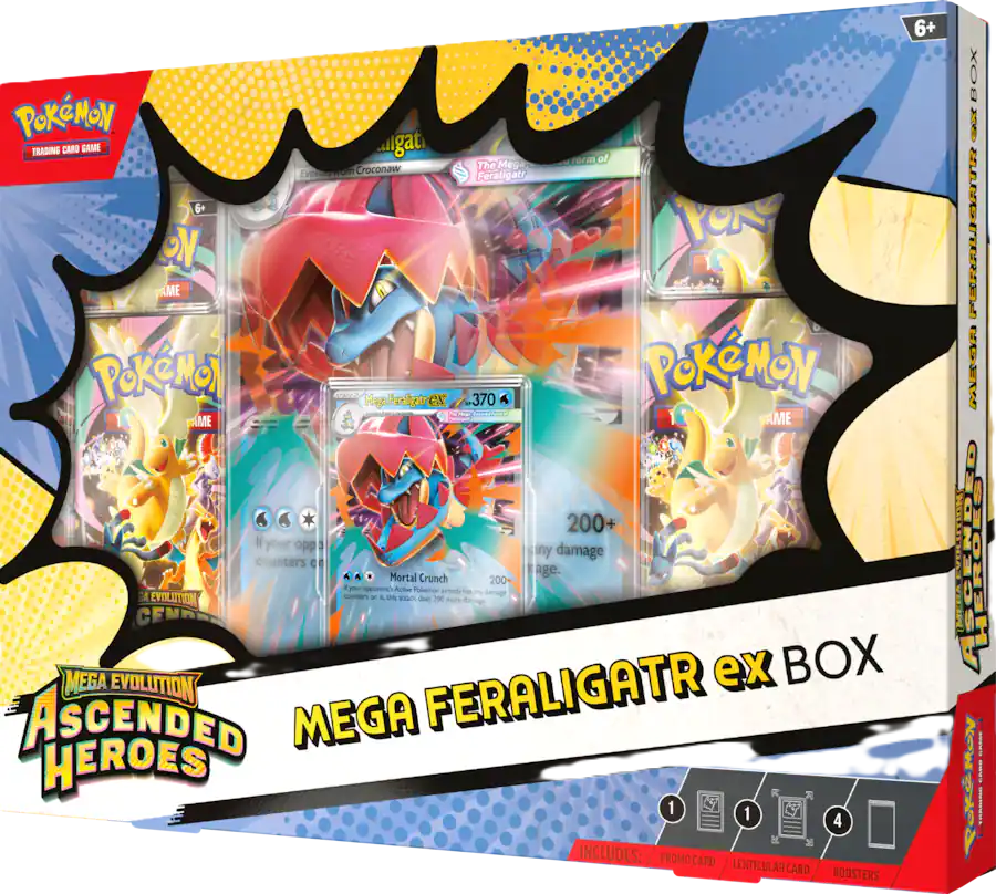 Pokemon Mega Evolution Ascended Heroes EX Box