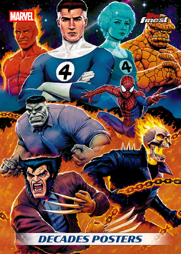 2026 Topps Marvel Finest The Fantastic Four 65th Anniversary Hobby Box
