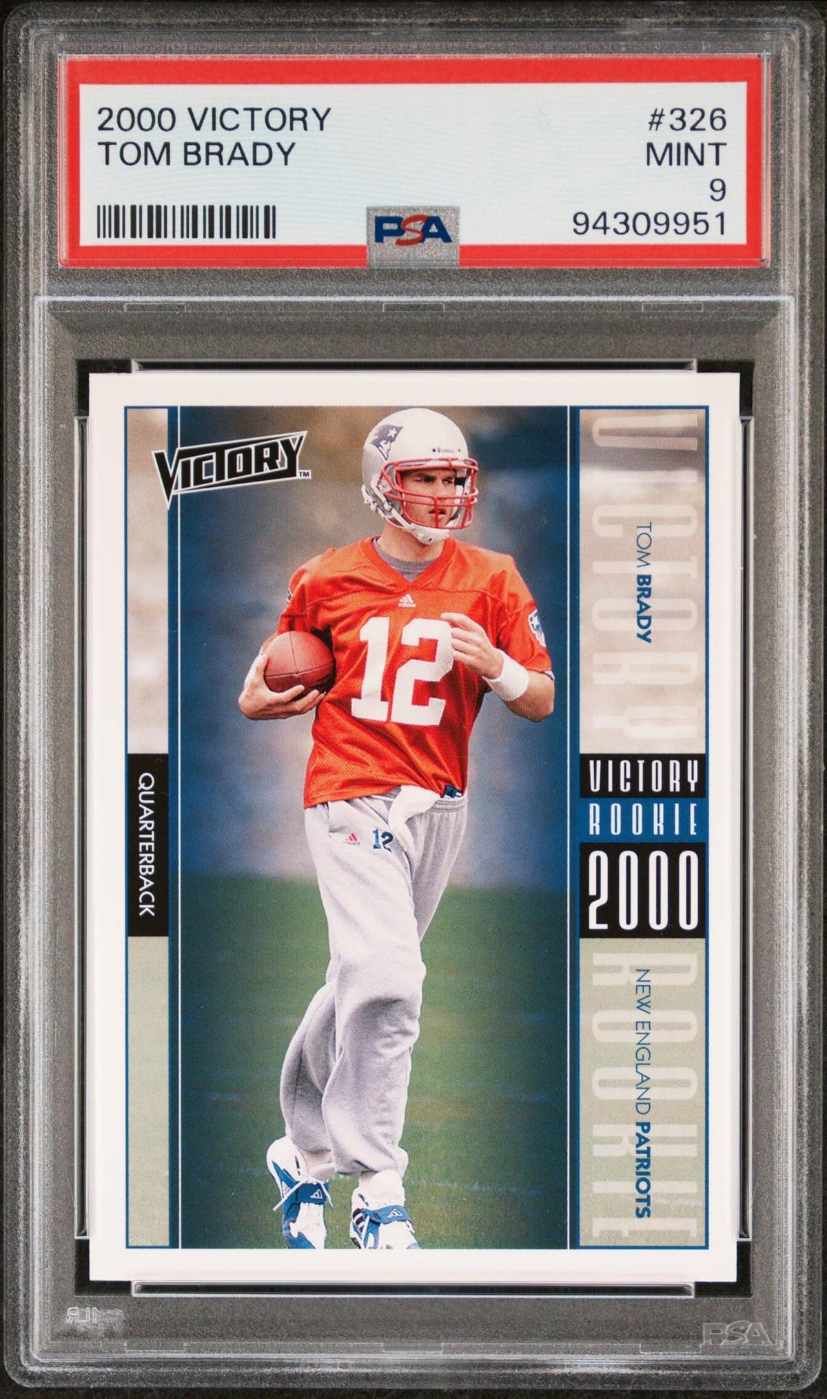 2000 VICTORY 326 TOM BRADY PSA 9