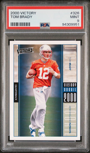 2000 VICTORY 326 TOM BRADY PSA 9