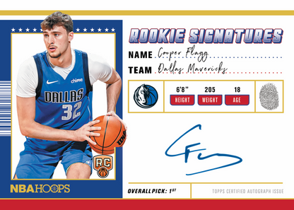 2025/26 Topps NBA Hoops Basketball Jumbo Box