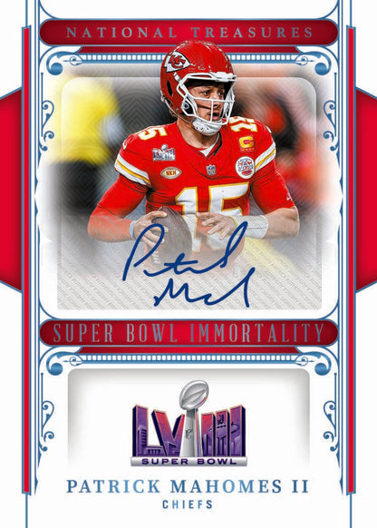 2025 Panini National Treasures Football Hobby 4 Box Case