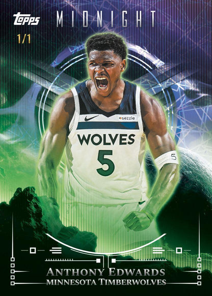 2025/26 Topps Midnight Basketball Hobby 8 Box Case