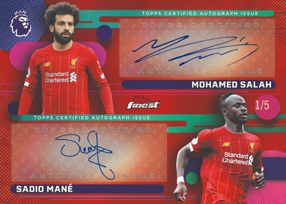 2026 Topps Finest Premier League Soccer Hobby 8 Box Case