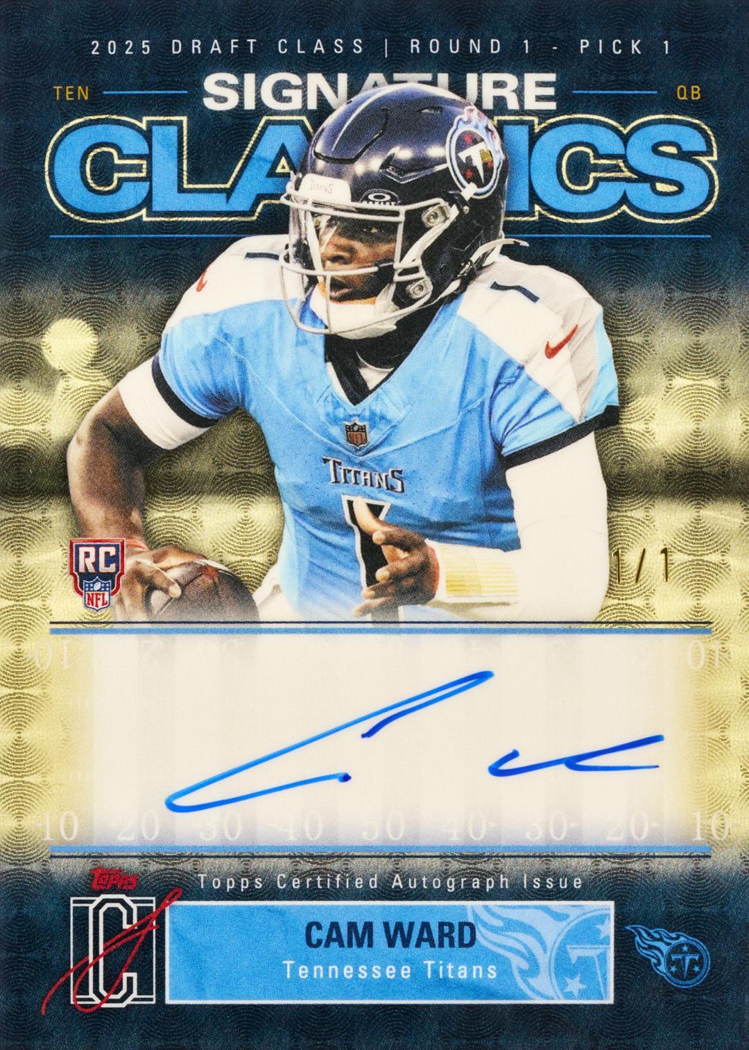 2025 Topps Signature Class Football Hobby Box