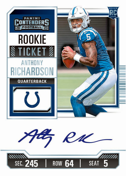 2023 Panini Contenders Football Hobby 12 Box Case