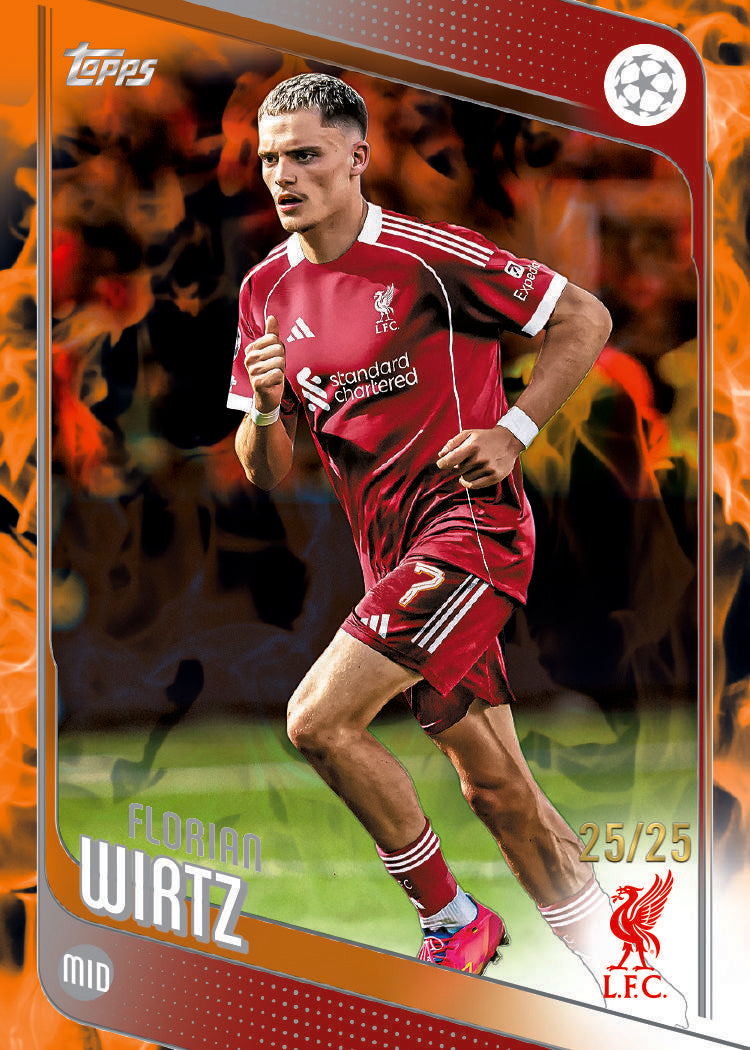 2025-26 Topps UEFA Club Competitions Soccer Hanger Box